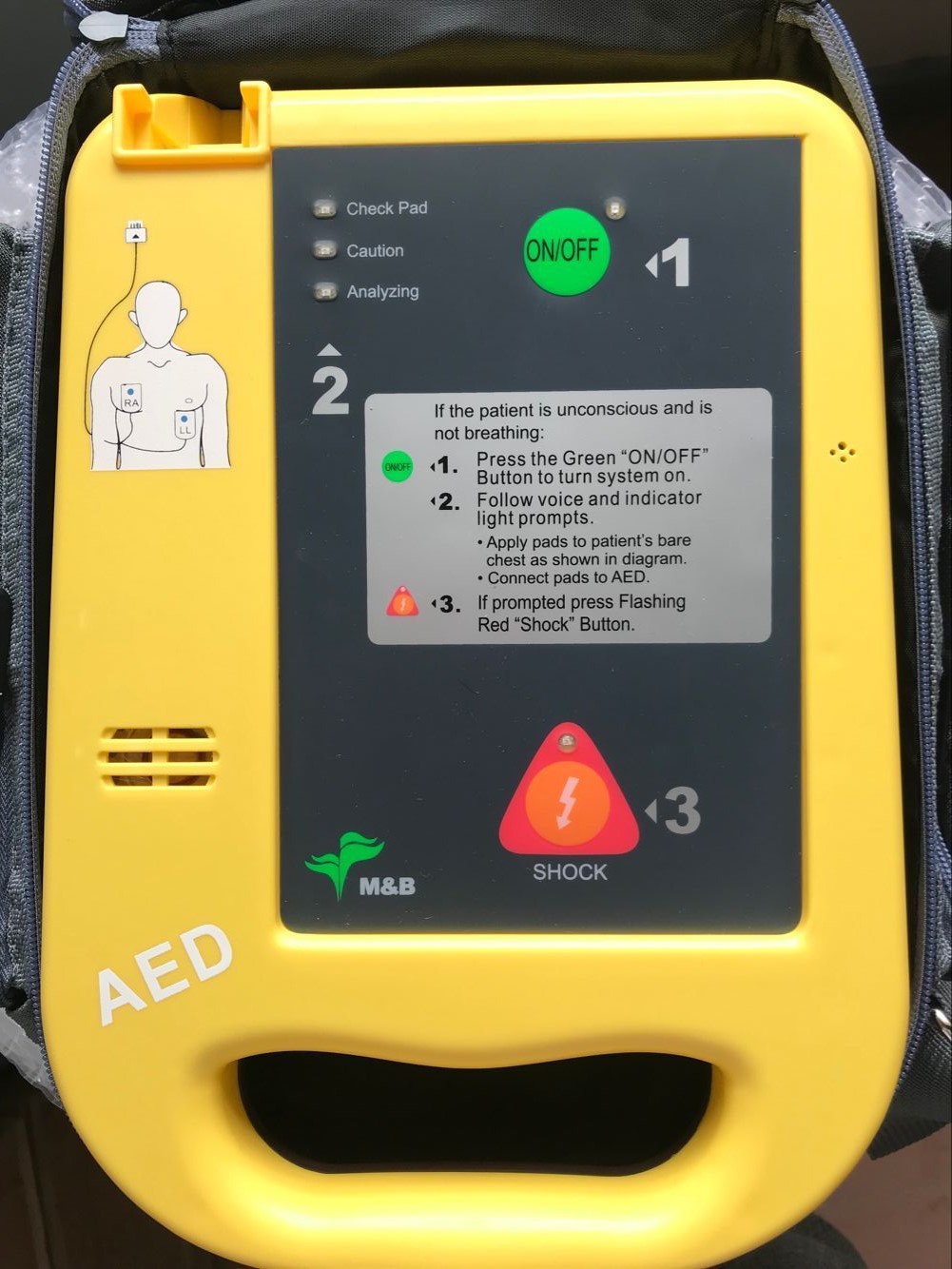 AED Portable Automated External Defibrillator YS-AED7000