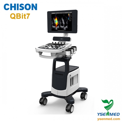 CHISON QBit7 máquina de ultrassom de carrinho Doppler colorido