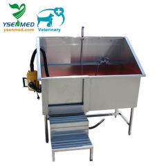 304 stainless steel veterinary bath tub YSVET-CX130