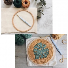Embroidery Hoops Bamboo Circle Cross Stitch Hoop Ring for Embroidery and Cross Stitch