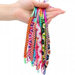 Embroidery floss friendship bracelet string 50 skeins multi-color cross stitch thread with color numbers