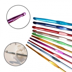 SKC Stainless Steel Crochet Hook Aluminum Crochet Hook Set for Hand Knitting Tools