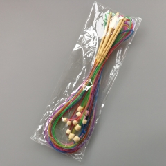 Tunisian Afghan Circular Crochet Hook Set with colorful wires