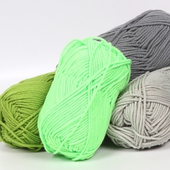 Wholesale Milk Cotton Yarn 50g Cotton Thread For Knitting Crochet