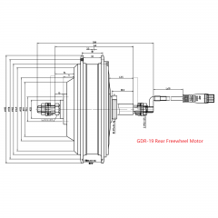 GDR-19 Rear Gear 48V 1000W