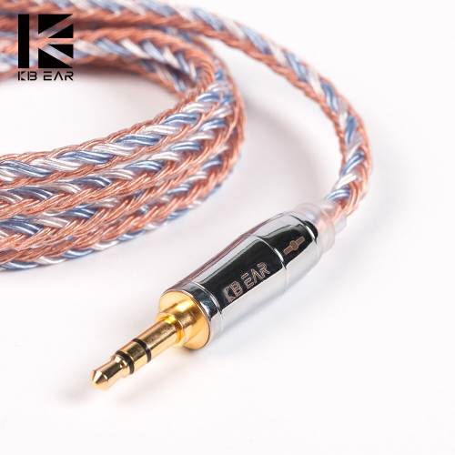 KBEAR 16 Core Upgraded Silver Plated Copper Cable