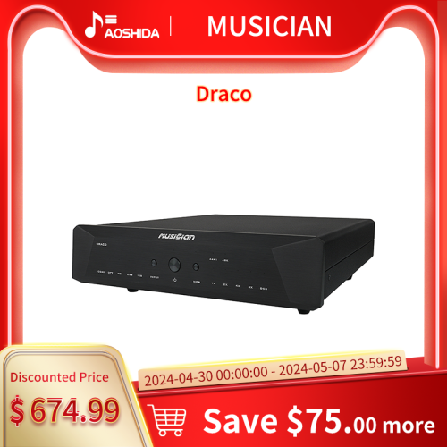 MUSICIAN Draco R2R DAC I2S/Coaxial/Optical/AES Blanced/USB input RCA/XLR balanced output ALTERA CHIP R2R decoder