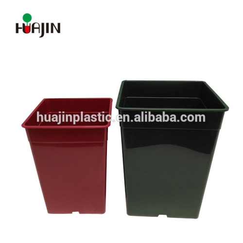 wholesale square plastic plant pots for garden flower pot