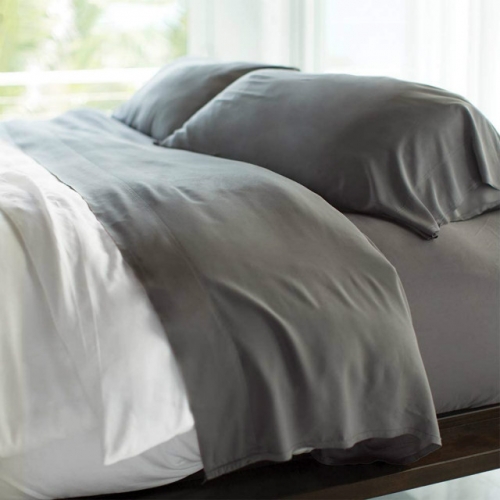Super Soft bamboo linen bedding 300 Thread count 100% organic Bamboo textile bedsheet set king size