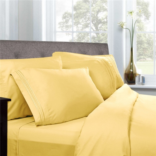 Super Soft 100% Bamboo Bed Sheet 220x240cm Custom Printed Embossed Style 4 Pcs Bedding Set