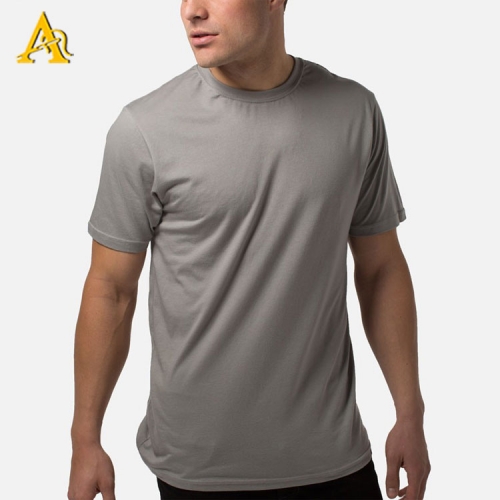 OEM Shirt 70% Bamboo 30% Cotton Fabric Bamboo Clothing Men's Plain Crew Neck Bamboo T-Shirt