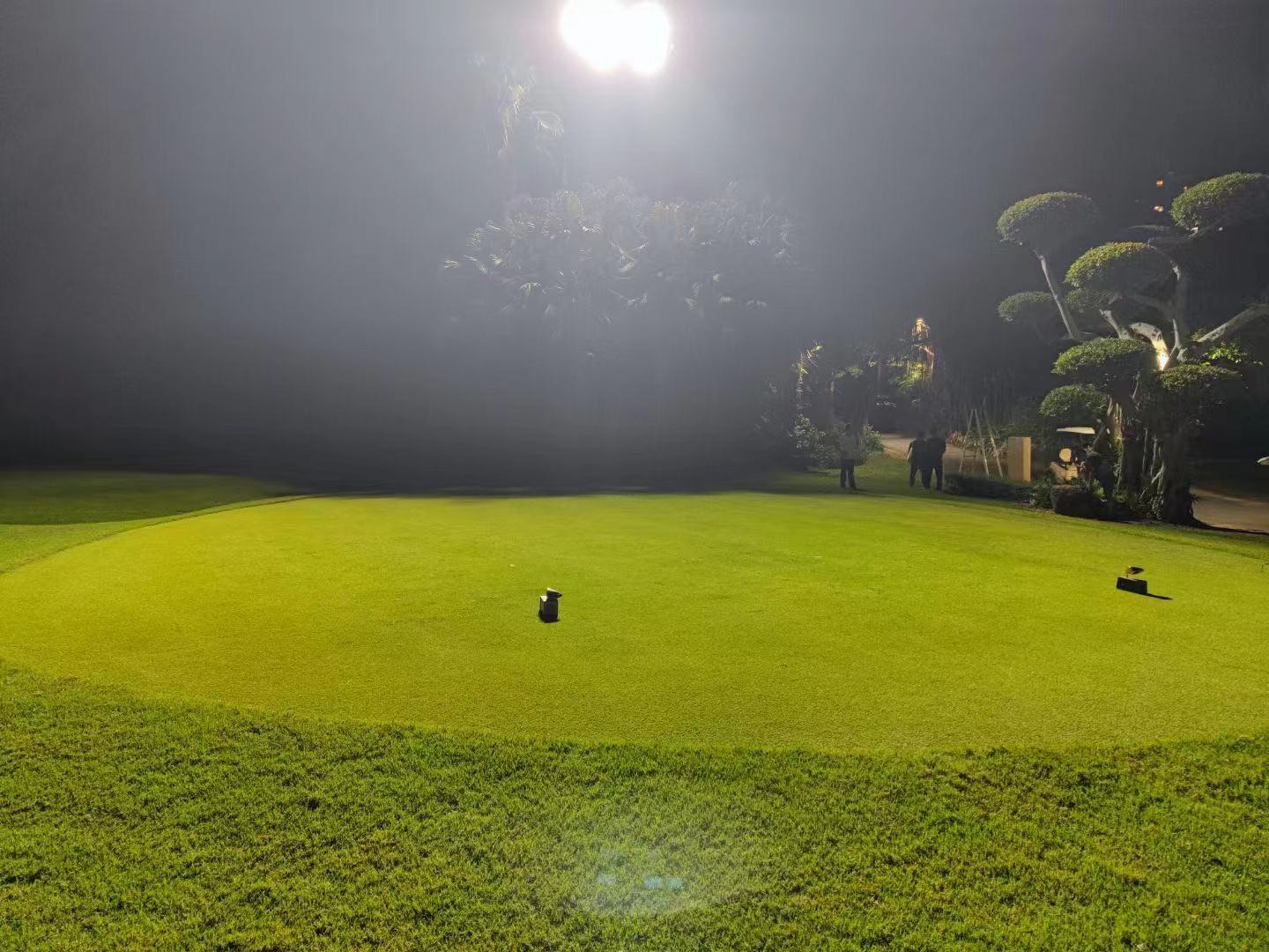 GINLITE LED High Mast Lamp at Shenzhen Golf Course Lighting Project.