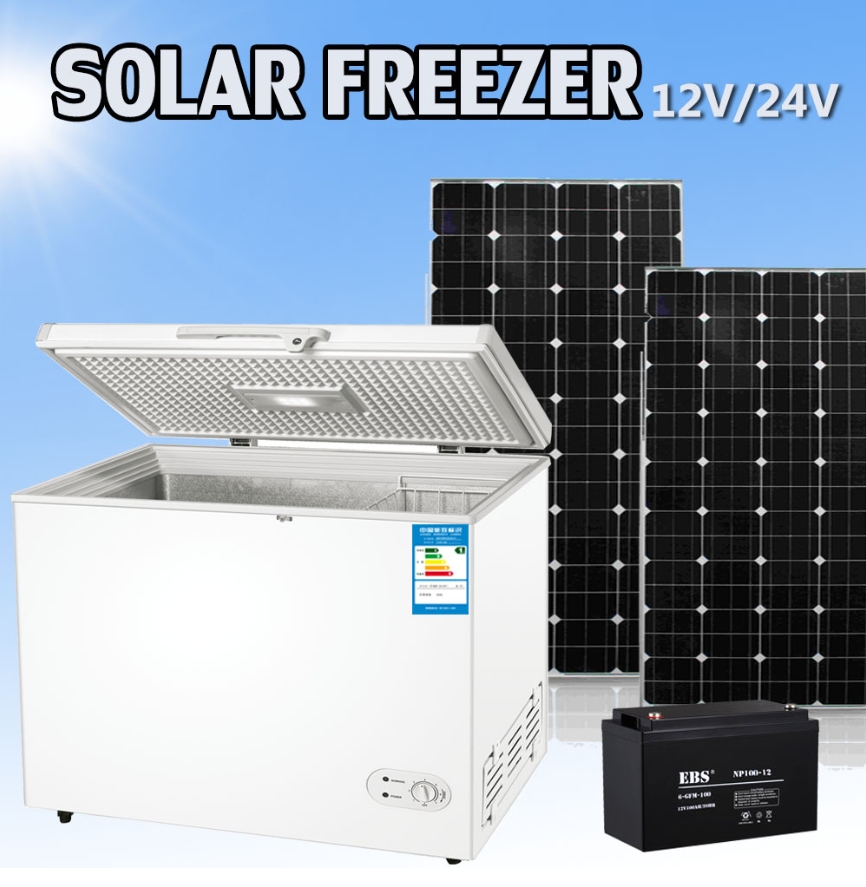 Powershine solar-powered freezer series