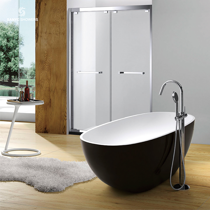 Sanyc showers Solid Surface Freestanding Bathroom Stone Resin BathTub SC1126