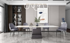 Nordic Extendable Sintered Stone Dining Table