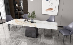 Nordic Extendable Sintered Stone Dining Table