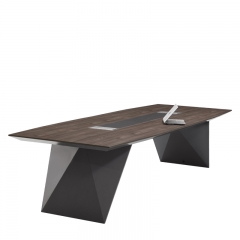 Contemporary Conference Table With Inclined Legs