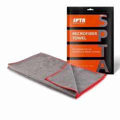 SPTA GSM400 Microfiber Waffle-check Edqeless Towel Car Washing Towel Soft Microfiber for Car Glass Car Care Cloth