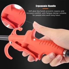 SPTA Plastic Steel High Pressure Dust Blow Gun Air Gun Air Blow Long Gun Air Jet Gun Engine Cleaning Tool