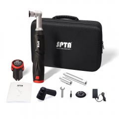 SPTA Mini cordless polisher set for auto detailing 1 and 2 inch Polishing Pads Kit with 2 Batteries