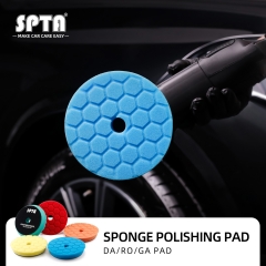 SPTA Hex-Logic Pads Car Detailing Sponge Buffing Polishing Waxing Pads for DA/RO Car Polisher