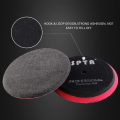 SPTA 5 inch (125mm) 2000# Premium Denim Pad Orange Peel Removal Polishing Pad For Car Polisher