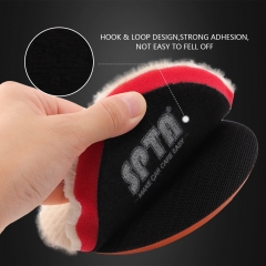 SPTA Japanese Style Single Stripe Wool Polishing Pad for Auto Detailing Heavy Cutting