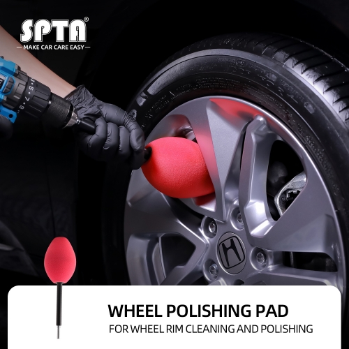 SPTA Ball Buster Speed Polishing Drill Attachment Wheel and Rim Polisher System For Wheel Rim Cleaning and Polishing