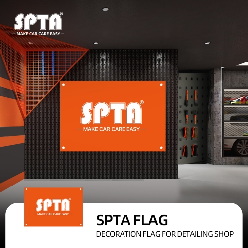 SPTA Decoration Flag for Auto Detailing Shops