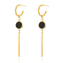 Elegant Tassels STAINLESS STEEL DROP EARRINGS / Boucle d'oreilles en acier inoxydable