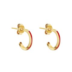 Delicate MultiColor Oil Drop STAINLESS STEEL STUD EARRINGS / Boucle d'oreilles en acier inoxydable