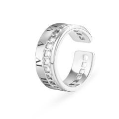 Elegant Roman numerals Hollow Out STAINLESS STEEL OPEN RINGS / Bague élégante en acier inoxydable