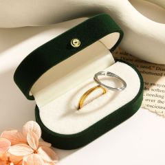 PVD Stainless Steel Jewelry  Simple Style Open Ring
