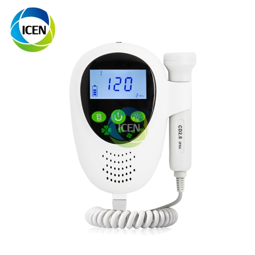 IN-FD300 household equipment upgraded portatil medical grade pocket fetal doppler monitor