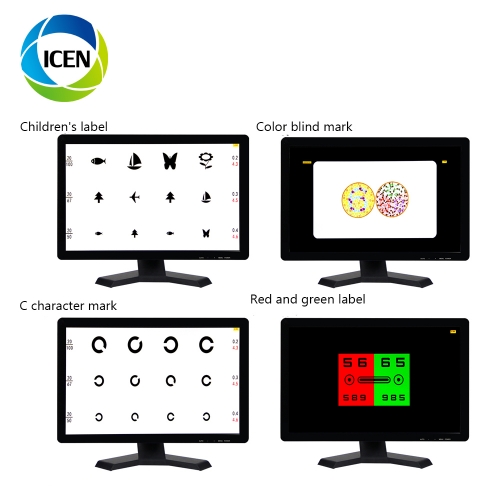 IN-VC5 ophthalmic optical equipments optical vision testing software vision tester lcd visual acuity chart