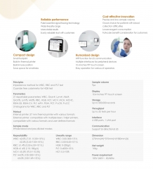 DH26 Dymind 3 Differential Part Cbc Machine Dh26 Hematology Analyzer With Competitive Price