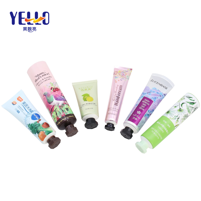 The Application Of Cosmetic Tube In Hand Cream And Facial Cleanser