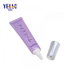 Skincare Packaging 20ml Eye Cream Laminated Tube With Special Silver Cap