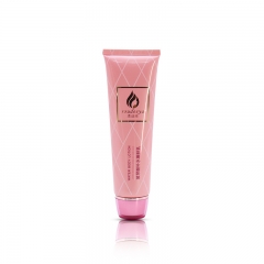 Customize Pink Body Moisturizing Lotion Packaging Tubes With Acrylic Cap