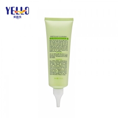 Fast Delivery Green Empty Plastic Squeeze Nozzle Tube For Hair Care