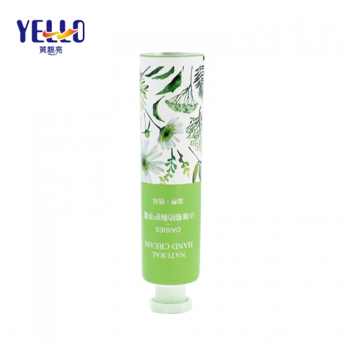 Fancy Laminated Natural Hand Cream Cosmetic Tubes With Octagonal Caps