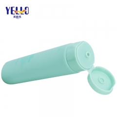 Blue Custom Made Face Wash Refillable Squeeze Tubes For Cosmetics