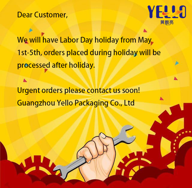Labor Day Holiday Notice - Yello Packaging