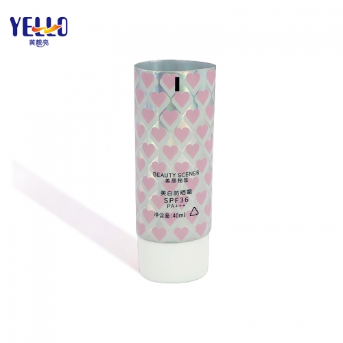Laminated 40ml 50ml Customized Cosmetic Tubes For Cream Or Lotion