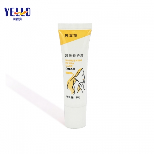 Nozzle Plastic Cosmetic Soft Tube 30ml With Custom Color And Logo