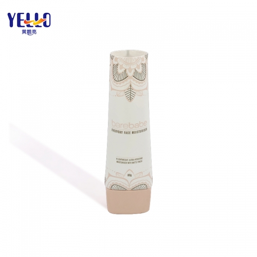 Custom 80ml Cream Tube Packaging, Wholesale Flat Cosmetic Squeeze Tube