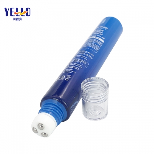 Blue Eye Cream Serum Plastic Cosmetic Tube Wholesale With Roller Ball