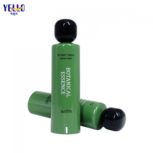 50ml Green Plastic Cosmetic Squeeze Tubes For Cream With Nozzle
