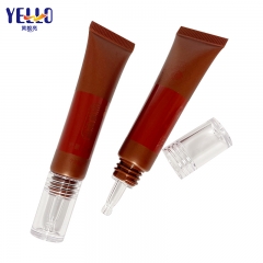 Eco Friendly 10ml 15ml Empty Eye Cream Squeeze Tubes With Glass Nozzle