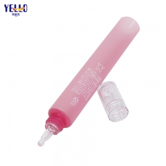 Small Refillable Pink Serum Eye Cream Squeeze Tubes 30ml For Cosmetic